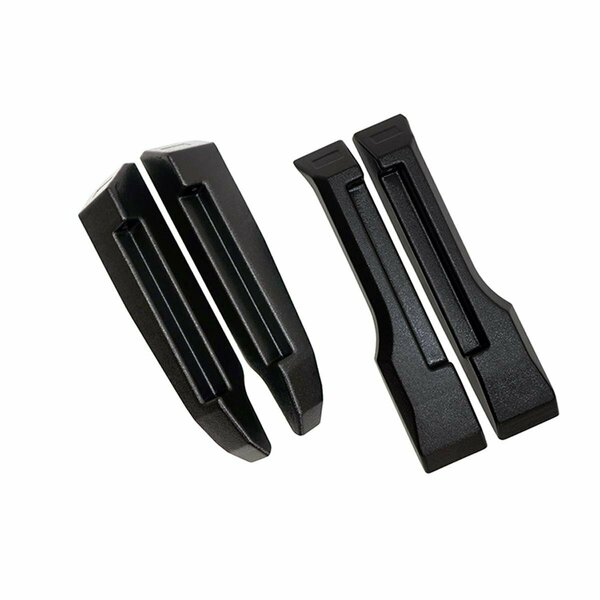 Hands On DZ4619 Door Hinge Plastic Covers, Black - Set of 4 HA3574512